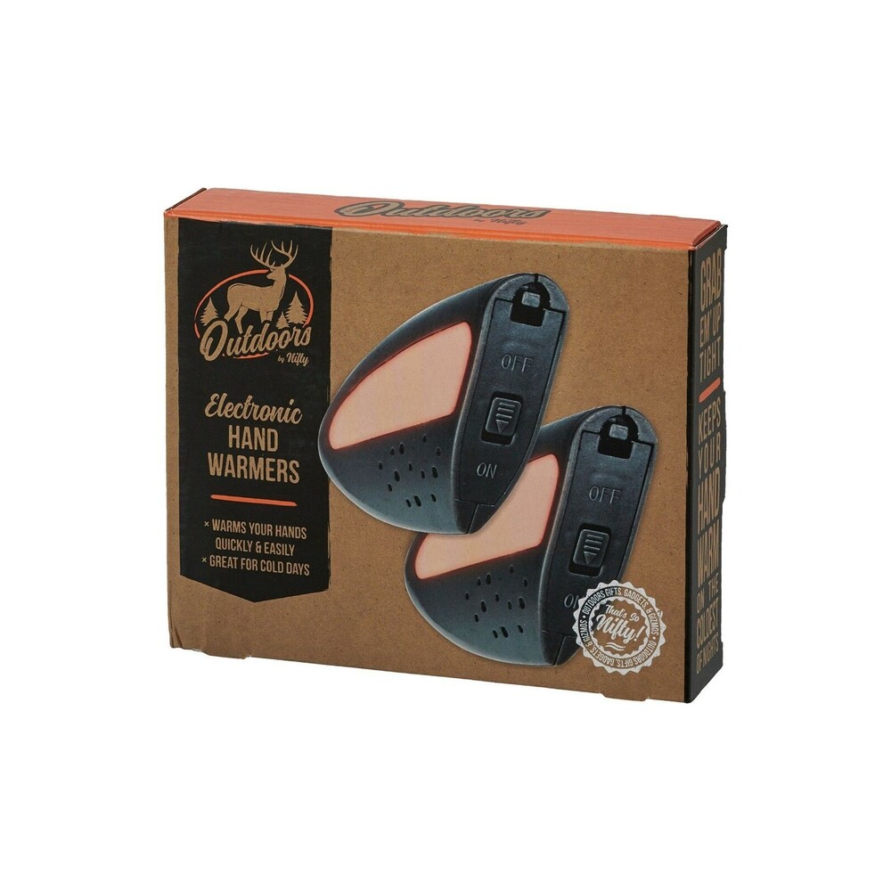 Outdoors by Nifty 2 Pack Hand Warmers New in Box Re-Usable Great Gift